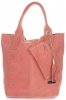 Kožené kabelka shopper bag Vittoria Gotti čokoládová V5190